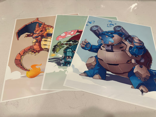 Mecha Art Print Bundle